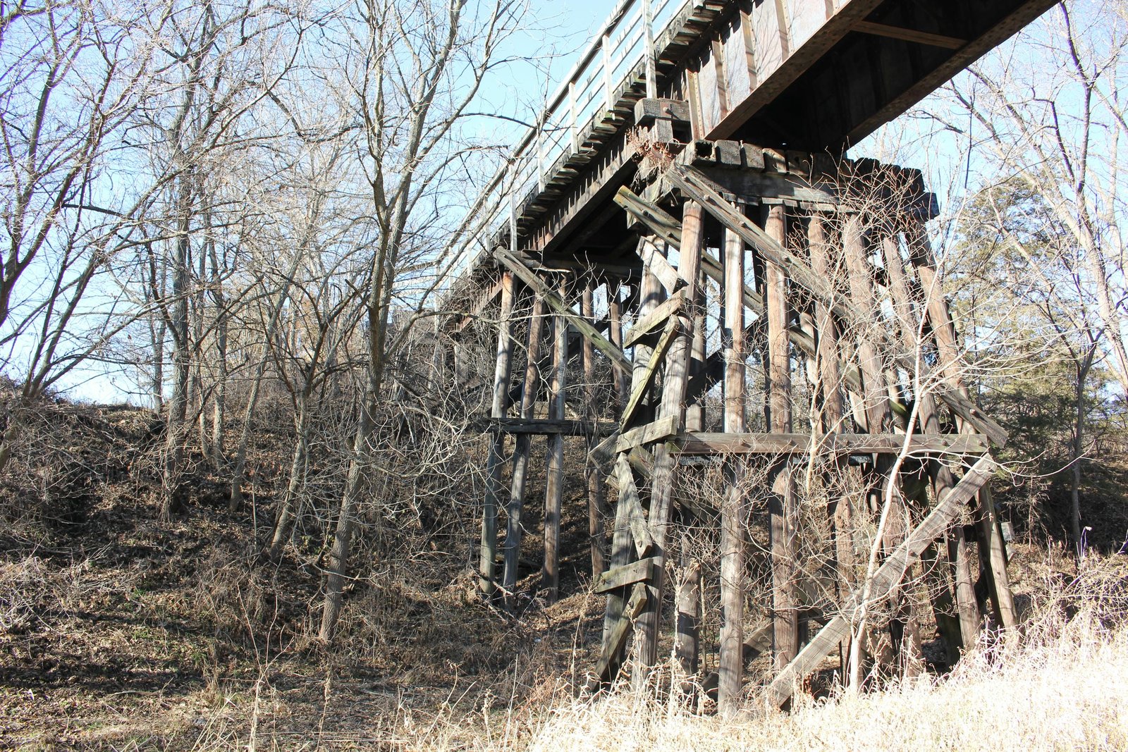 Looking north (railroad west)